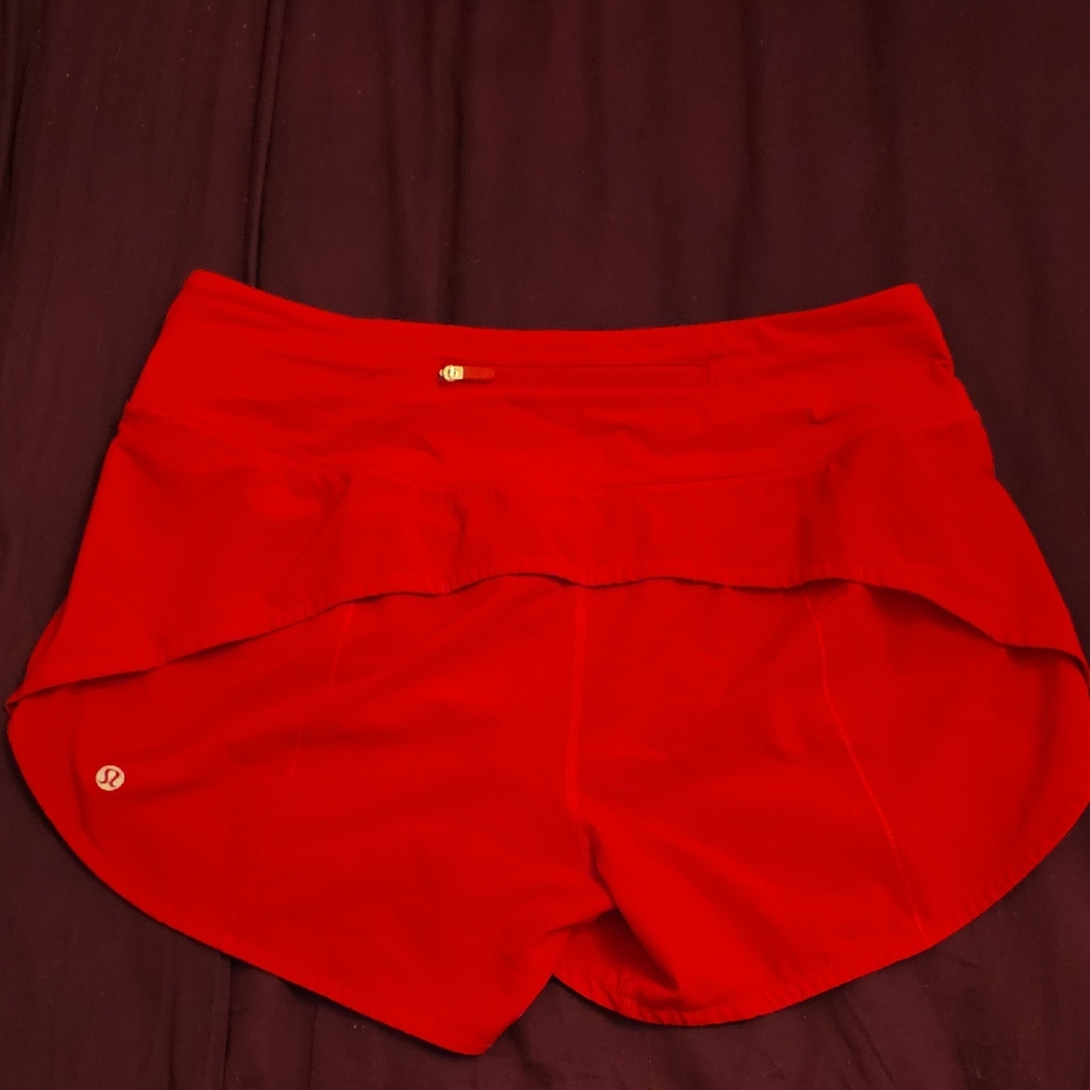 lululemon athletica Women's Bright Red Athletic Shorts